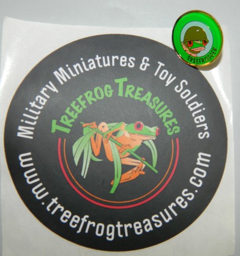 Enamel "Treefrogger" Pin with Sticker